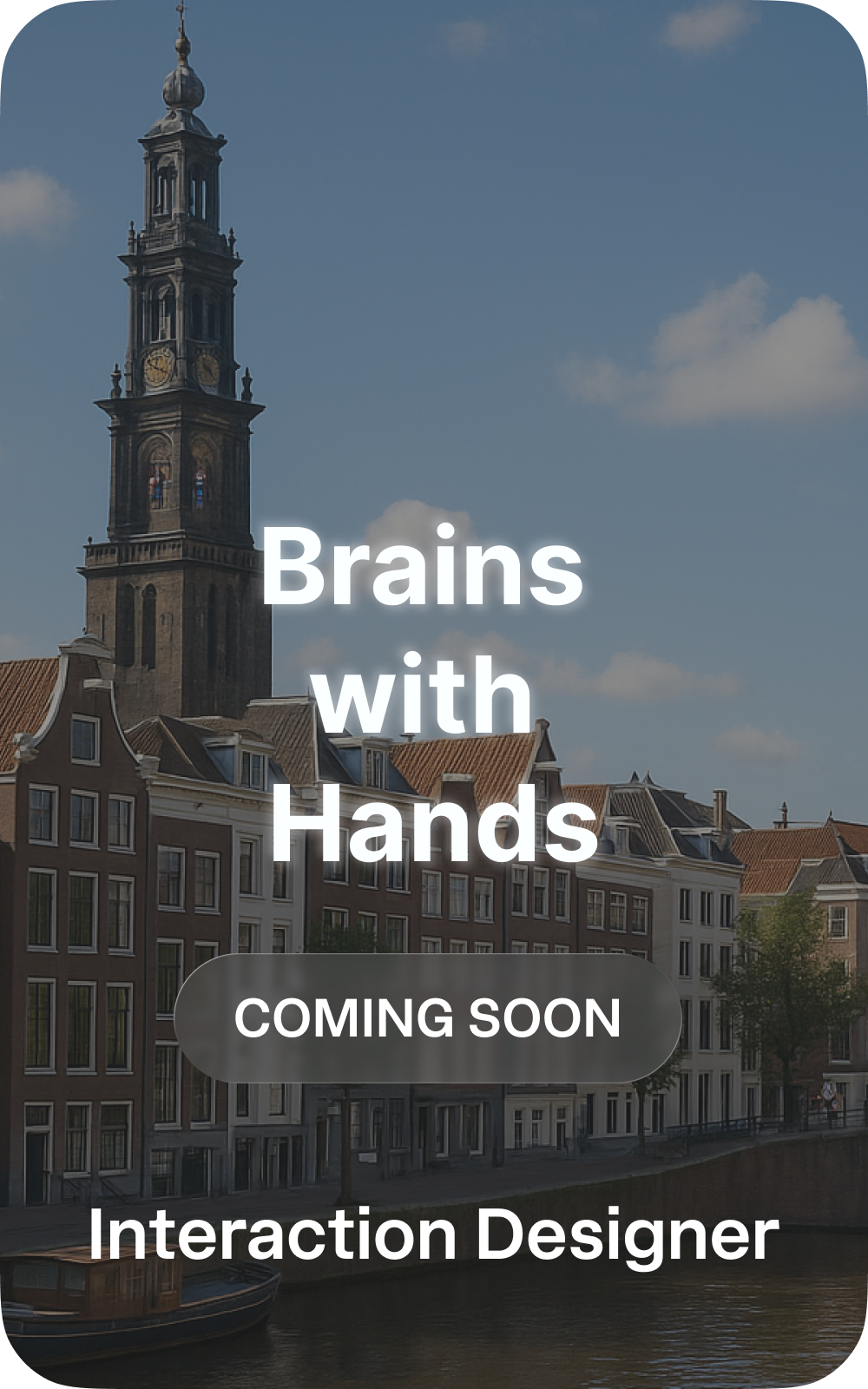 Brains With Hands - Interaction Designer